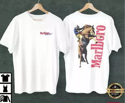 Vintage 90s Marlboro Cowboy T-shirt • $18.99