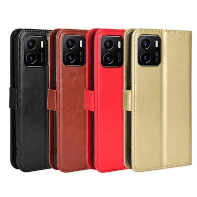 For OPPO A57S / A57 /A77 5G Premium PU Leather Wallet Flip Protective Case Cover • $9.99