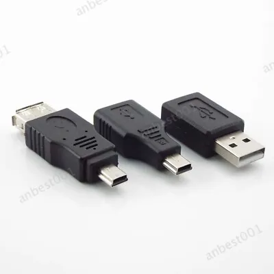 Mini Usb B 2.0 A Female Male 5 Pin To USB Mini 5pin B A Female Jack Converter • $1.91