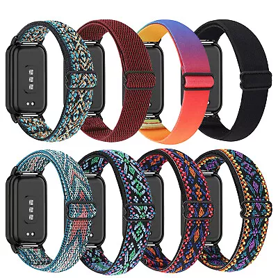 Nylon Folk Style Elastics Band Strap For Huawei Band 8/7/6 Watch Fit 2/1 Honor 9 • £4.99