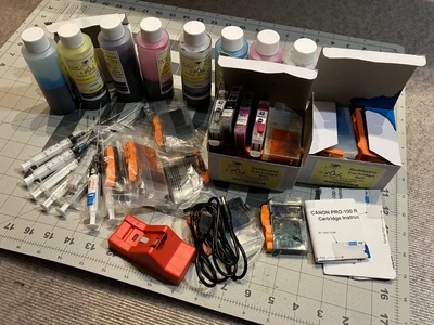 $155 • Buy InkOwl Canon CLI-42 Cartridge Refill Kit + Syringes, Chip Resetter, & Extra Ink