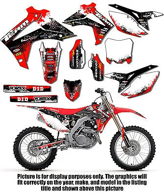 2006-2007 Honda Crf 250r Graphics Kit Decals Deco Stickers Crf250r 250 R • $99.99
