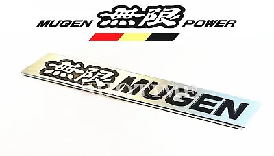 MUGEN GENUINE ALUMINIUM Metal Emblem Badge Plate Sticker CIVIC EG6 Si SIR • $26