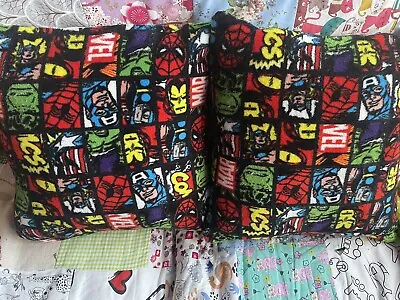2 Marvel Superhero Cushion Covers • £12
