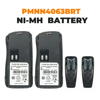 2X 1500mAh Ni-Mh PMNN4063AR PMNN4063BR Battery For MOTOROLA CP125 GP2000 PRO2150 • $39.99