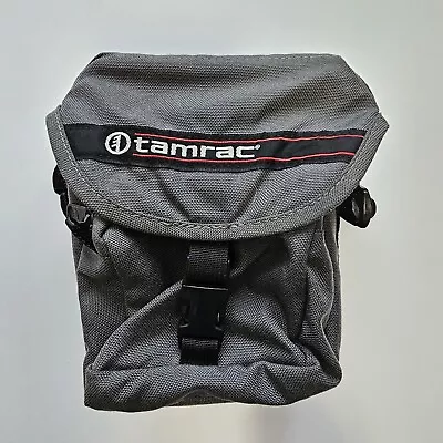 Vintage Tamrac Gray Rugged Padded Camera EDC Belt Shoulder Bag 600R USA Made • $15.99