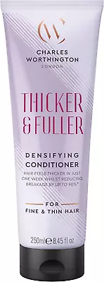 Charles Worthington Thicker And Fuller Densifying Conditioner Hair Thickening • £8.61