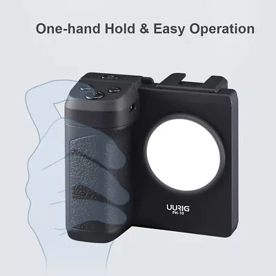 UURIG Wireless Handle Grip Holder Stabilizer For Smartphone Selfie Fill Light • $33.99