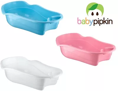 Large Plastic Newborn Baby Bath Tub Bathing Shower Toddler Bathtub Kids Infant • £13.45