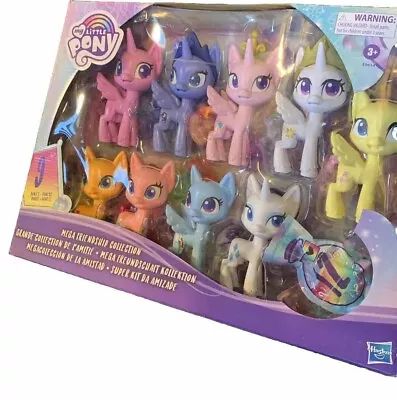 My Little Pony Mega Friendship Collection Set Of 9 Pony Figures 15 Accessories. • $44.79