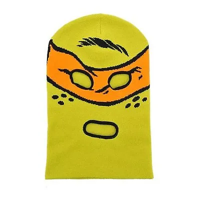 Official Teenage Mutant Ninja Turtles Michelangelo Ski Face Mask Costume TMNT • $12.99