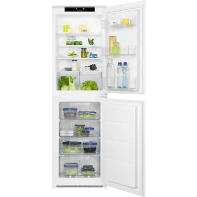 Built In Fridge Freezer 50/50 Frost Free Sliding Hinge Zanussi ZNNN18FS5 A119228 • £399.99