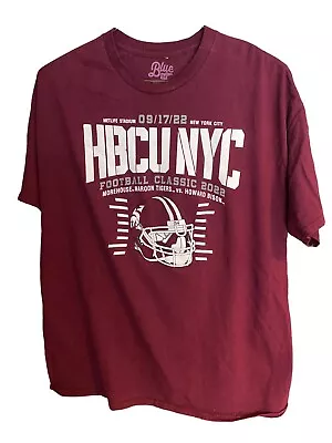 Blue 84 Mens XL Graphic T Shirt Metlife Staduim 09/17/22 New York City HBCU NYC • $16.96