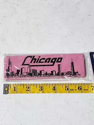 Vintage Worlds Largest Eraser Chicago Skyline Made In Taiwan New 6 1/2  Long • $14.99