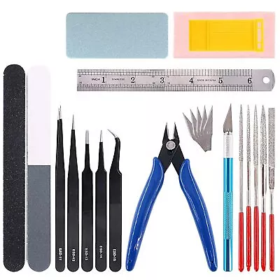 26pieces Professional Gundam Modeler Basic Tools Craft Set Hobby Building Tools • $21.53