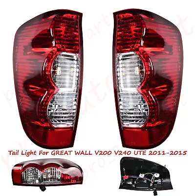 Pair LH+RH Tail Light Rear Lamp For GREAT WALL V200 V240 UTE 2011-2015 W/ Socket • $98.49