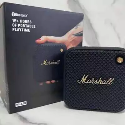 MARSHALL WILLEN Pony Wreless Bluetooth Small Speaker - Black UK • £56.39