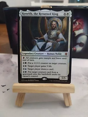 Magic The Gathering Mtg Kenrith The Returned King Foil Buy A Box Promo ELD NM • £3.99