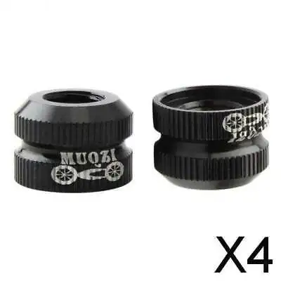 £9.07 • Buy 4X Bike Tire Law Mouth Nut Tire Inner Tube Valve Tire Nozzle Lock Nut Black