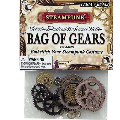 Steampunk Bag Of Multi Gears Victorian Industrial Jewelry Costume Accessory Prop • $6.95