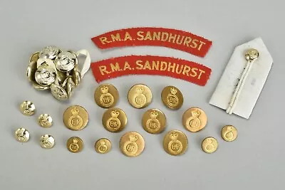 RMA Sandhurst Officer Cadets' 1950s Uniform Buttons & STs. Ref TLF • £0.99