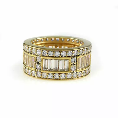 HSN Victoria Wieck Channel-set Baguette /Pave Round Eternity Band Ring $299 • $163.88