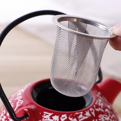 Stainless Steel Mesh Tea Infuser Coffee Strainer Teapot Leaf Spice Filter New • $3.21