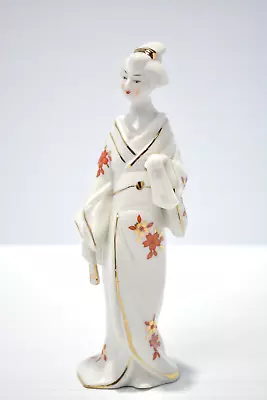 Vintage Porcelain Geisha Figurine Made In Japan • $45