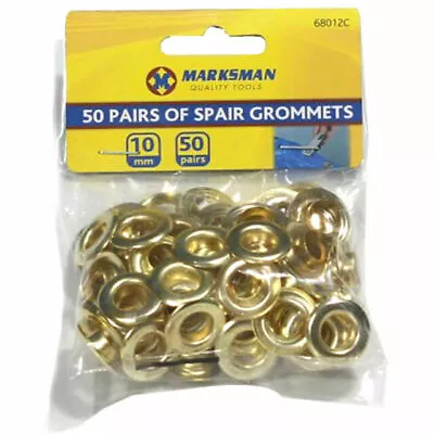 50x Tarpaulin Tent Grommets Tarp Groundsheet Cover Eyelets Awnings Repair • £2.99