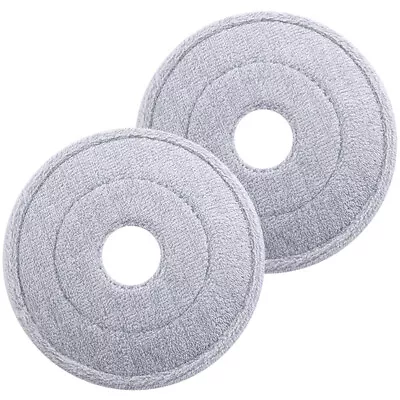  2 Pcs Replacement Mop Head Fabric Pads Cleaning Supplies Refills • £9.25