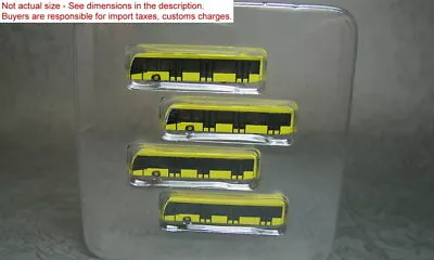 1/400 Herpa  Airport Bus Set Of 4 In Plastic #56259 P • $30