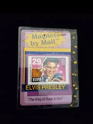 New Old Stock! 1992 Elvis 29 Cent USPS Stamp Metal Refrigerator Magnet • $9.99