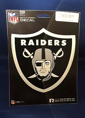 RICO NFL Oakland Raiders Color Die-Cut Window Decal Sticker 5 X 6  NEW • $6.90