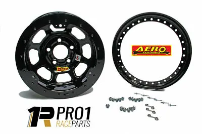 AMCA Aero Steel Beadlock Wheels 15  X 8  | 3  Backspace | 5 X 4.75 PCD | Black • $469