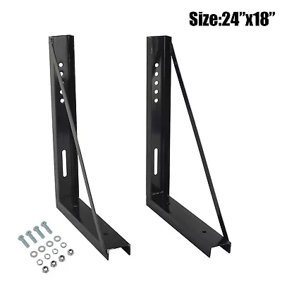 24 X18  Welded Structural Steel Trailer Truck Tool Box Mounting Brackets Kit • $81.89