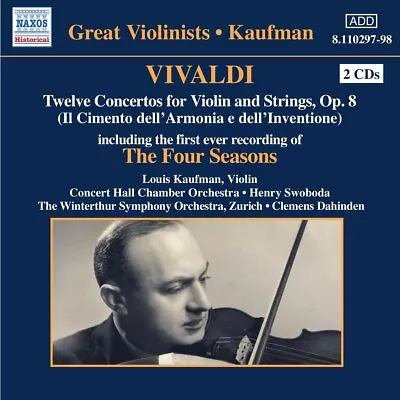 CD-  Vivaldi: Twelve Concertos Op. 8 (Includes The First Ever Recording Of Th.. • $0.01