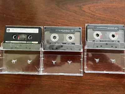 2 TDK AD C90 Audio Cassette Tapes+ 1 SF C90 • £0.99