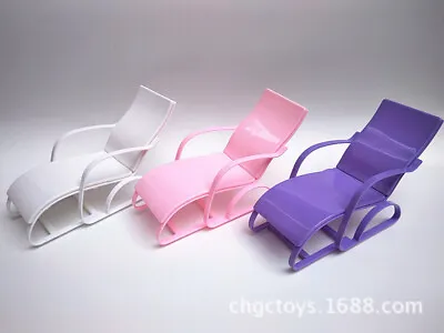 1:6TH Scale Dolls House Miniature Leisure Chairs Beach Plastic Outdoor Furniture • $6.53