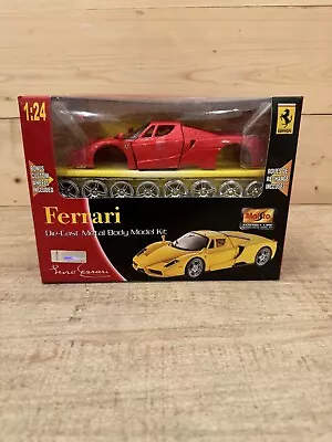 Diecast Metal Model Kit Maisto Enzo Ferrari #39964 Scale 1:24 • $30