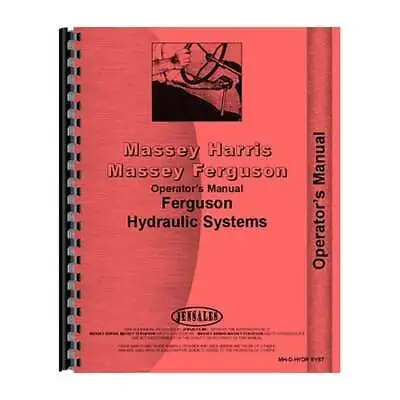 Operator's Manual Fits Massey Ferguson 135 150 65 3165 175 50 2135 35 180 165 • $37.09