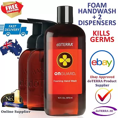 DoTERRA On Guard Foaming Handwash 2 Dispensers Cleans Kills Germs Bacteria Safe • $42