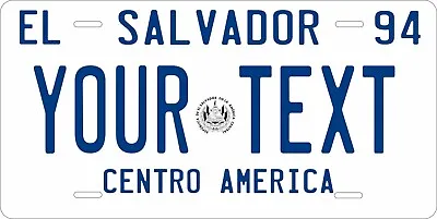 El Salvador 1994 License Plate Personalized Custom Auto Bike Motorcycle Tag • $18.40