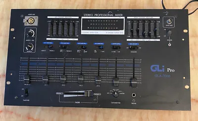 RARE GLI PRO GLX-7000 Vintage Analog DJ Mixer With Power Chord • $550