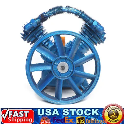 175psi 5HP 4KW V Style 2-Cylinder Air Compressor Pump Motor Double Head 2-Stage • $266