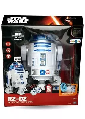 Star Wars Force Awakens R2-D2 16  INTERACTIVE ROBOTIC DROID TRU EXCLUSIVE NEW • $495