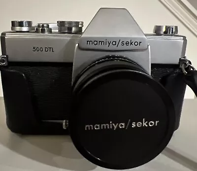 Mamiya Sekor 500DTL 35mm SLR Camera With Mamiya Sekor 50mm 1:2 Lens • $69.99