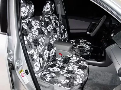 CUSTOM FIT HAWAIIAN FRONT SEAT COVERS For The 2004-2011 Volvo S40 Or V50 • $110