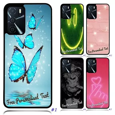 Personalised Text Back Case For OPPO AX5 A5 A9 A15 A16 A52 A53 A54 A74 A94 A91 • $9.98