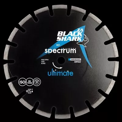 £79.99 • Buy Spectrum ZA300/20 300mm X 20mm Black Shark Asphalt Diamond Blade