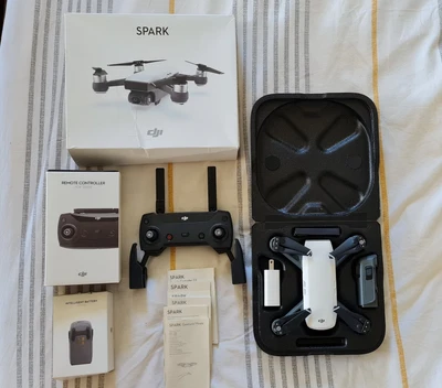 $480 • Buy Dji Spark Drone + Controller + 64GB Micro Sd Card + Spare Propeller/battery